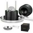 thumbnail image 1 of BENTISM Ice Ball Press Kit 2.4"/60 mm, Ice Ball Maker Includes Ice Press, Magnetic Gift Box, Tongs, Drip Tray for Whiskey Black, 1 of 9
