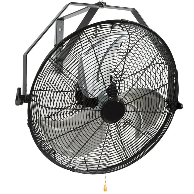 BENTISM High Velocity Industrial Wall Mount Fan, 17.6'', 3 Speed, Quiet ...