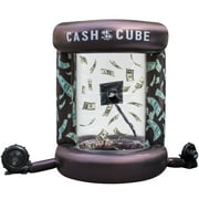 BENTISM Inflatable Cash Cube Inflatable Cash Cube Booth Black with Blowers Money Grab