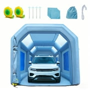 VEVOR Inflatable Paint Booth 20x10x8ft Inflatable Spray Booth Car Paint Tent with 480W+750W Filter System Blower