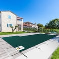 thumbnail image 1 of BENTISM Inground Pool Safety Cover Winter Pool Cover 20 x 38 ft with Right Step, 1 of 9