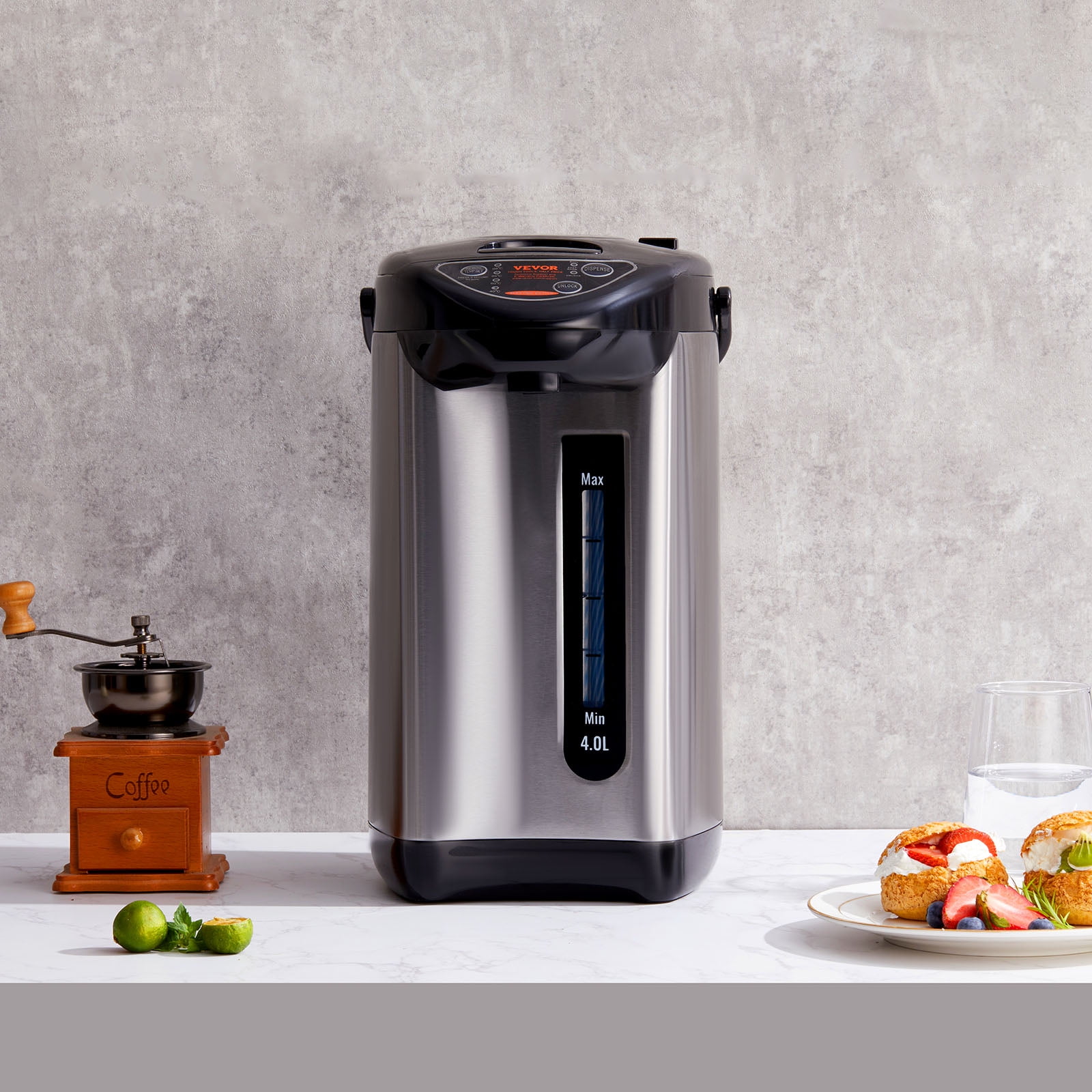 BENTISM Instant Hot Water Dispenser 3L/135oz Electric Countertop Water