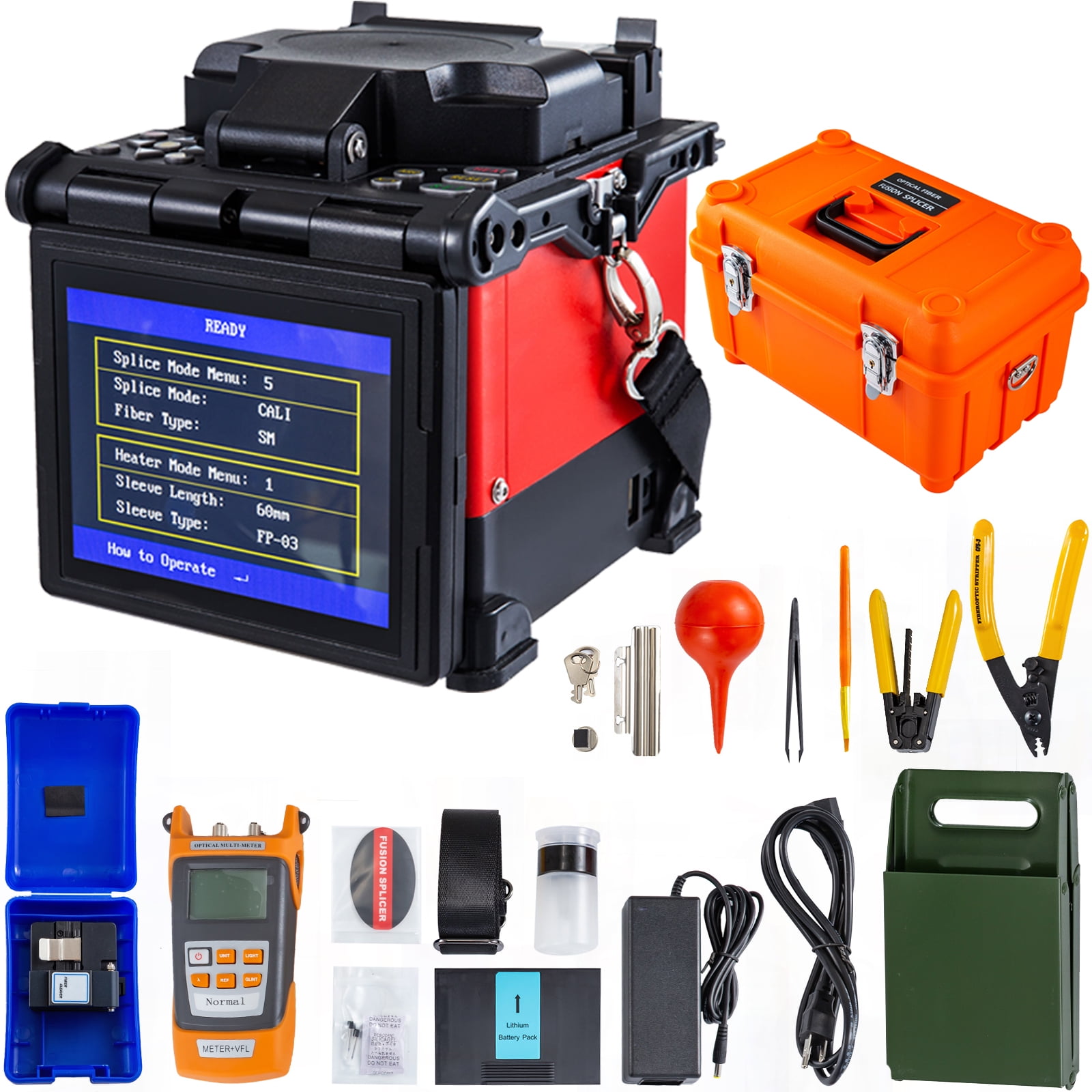 Free Shipping! BENTISM JW4108S Fiber Fusion Splicer