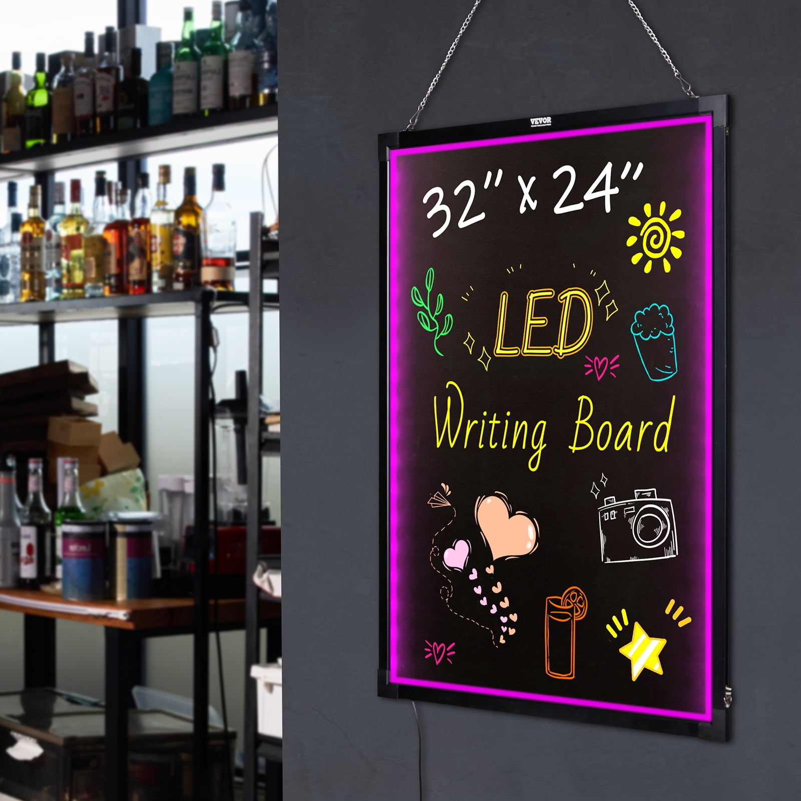 Sensory LED Message Writing Board Illuminated Drawing Painting