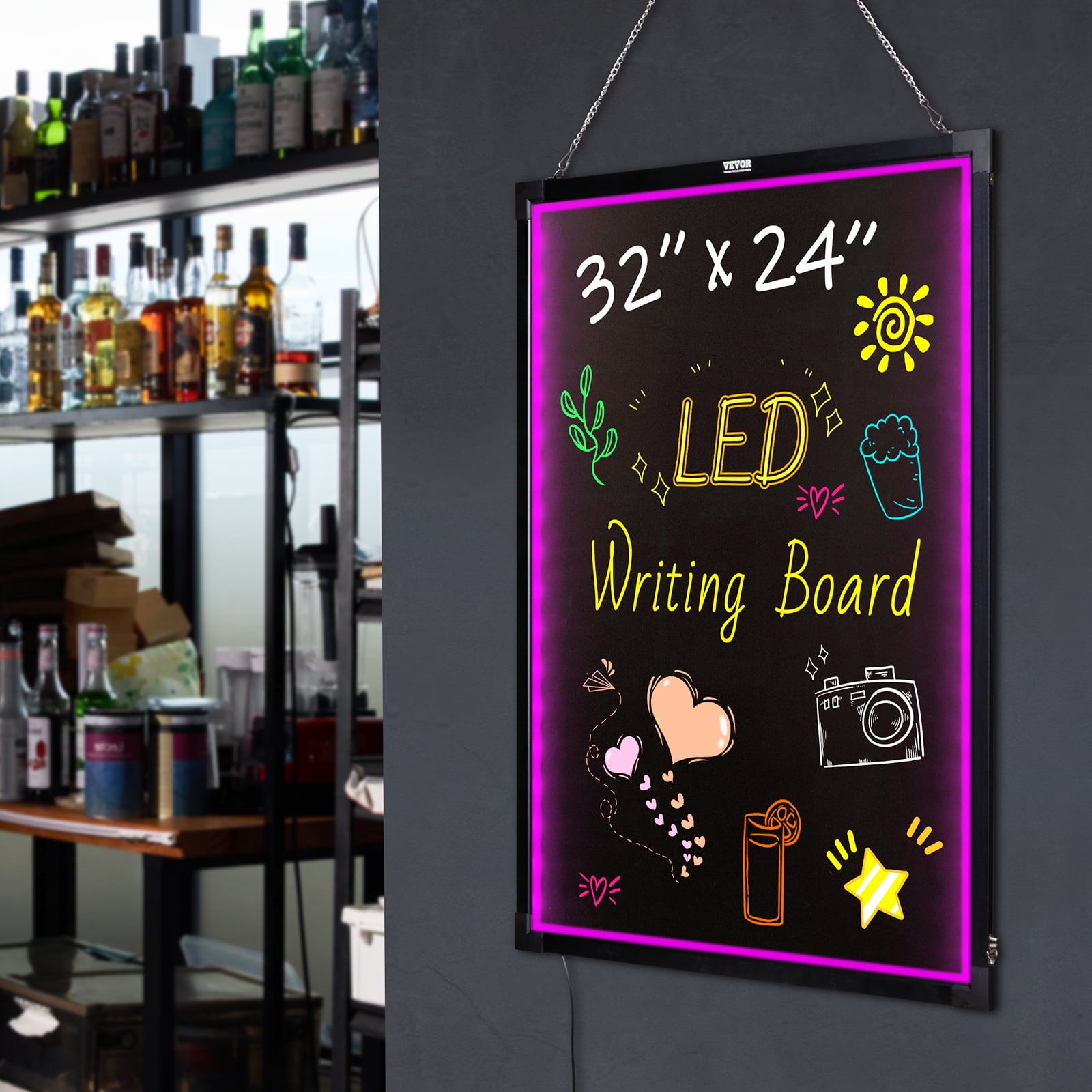 Free Shipping! BENTISM LED Message Writing Board 3
