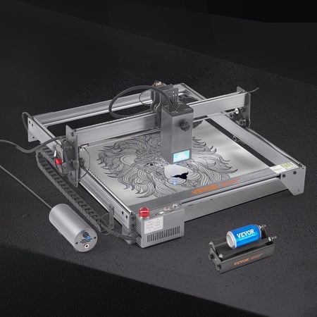 BENTISM Laser Engraver Laser Engraving Machine 20W Compressed Spot Rotary Roller