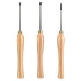 thumbnail image 1 of VEVOR Lathe Chisel Set 3PCS Wood Working Turning Tools Carbide Steel Toolbox, 1 of 10