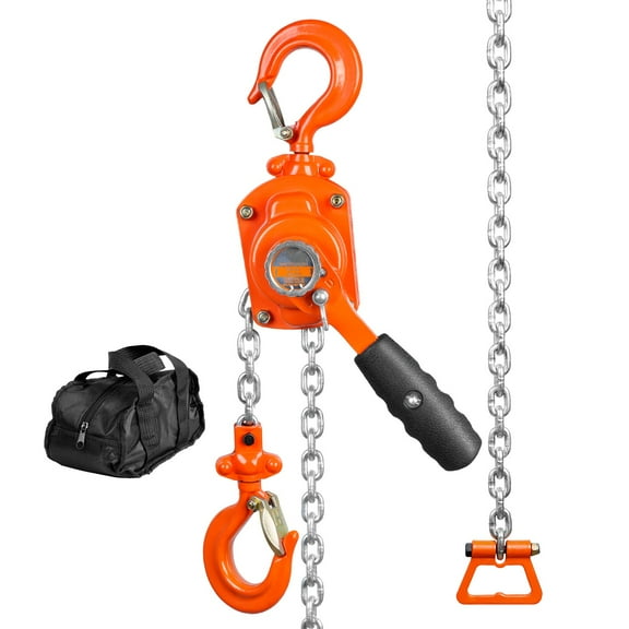 BENTISM Lever Block Chain Hoist G80 Ratchet Hoist 1100lb Capacity 10ft Lifter