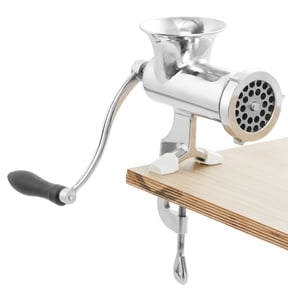 VEVOR Manual Meat Grinder 304 Stainless Steel Hand Grinder & Steel Table Clamp