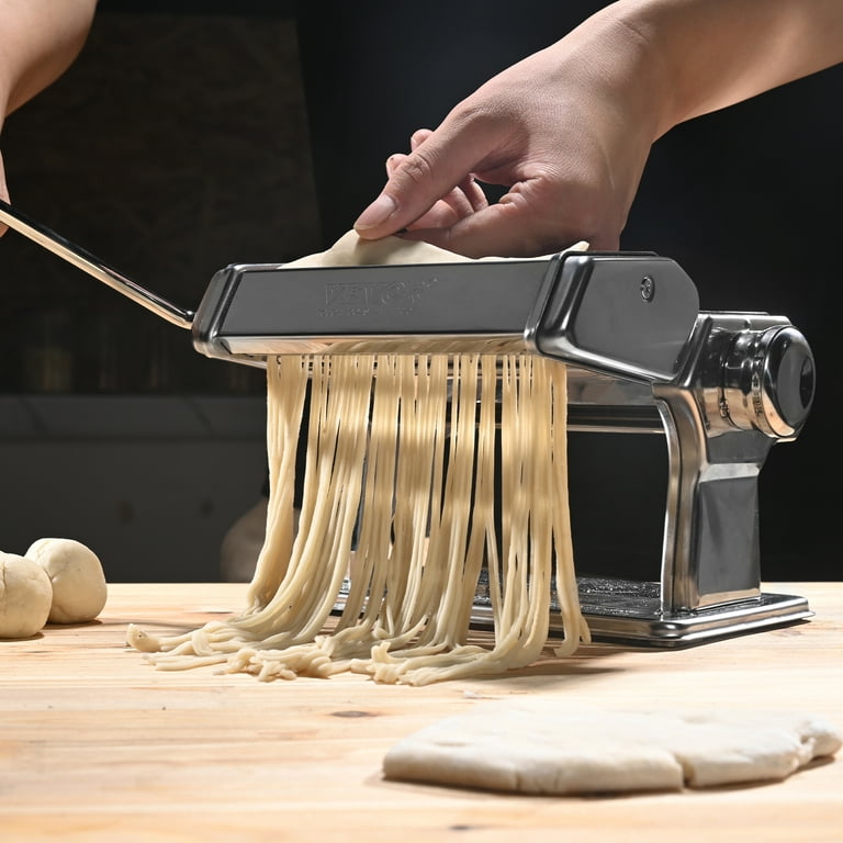 Manual Noodle Press Pasta Machine Crank Kitchen Utensils with 5