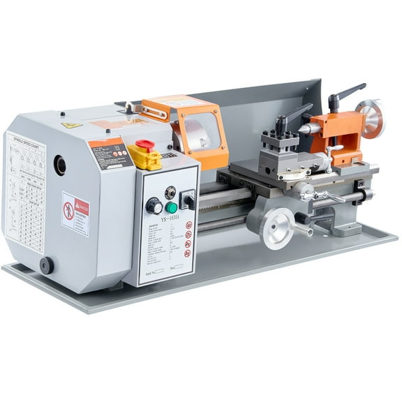 VEVOR Metal Lathe Power 7'' x 13.78'' 500W 0-2200 RPM Continuously Variable