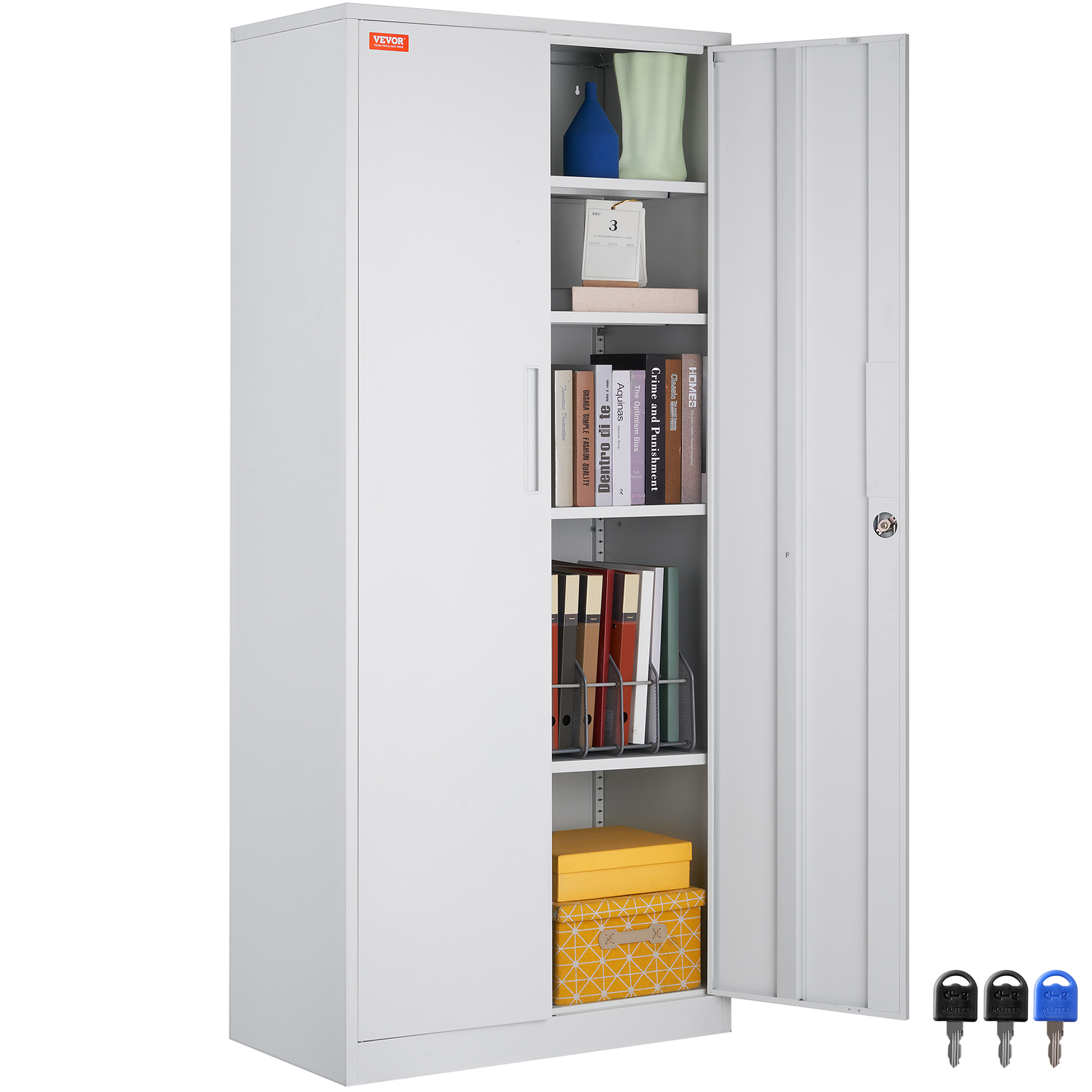 Seville Classics UltraHD Steel Body Lockable Storage Filing