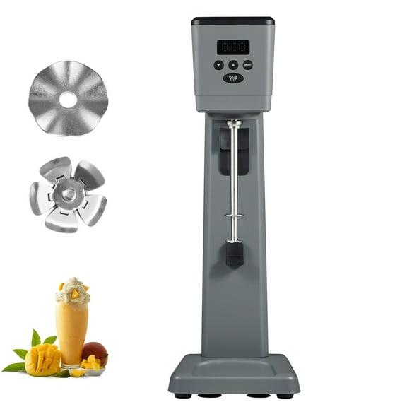 VEVOR Milkshake Maker, 375W Electric Milkshake Machine, Single Head Drink Mixer Blender Machine, LED Intelligent Microswitch, 3-Speed Milkshake Mixer with 820 ml Stainless Steel Cup