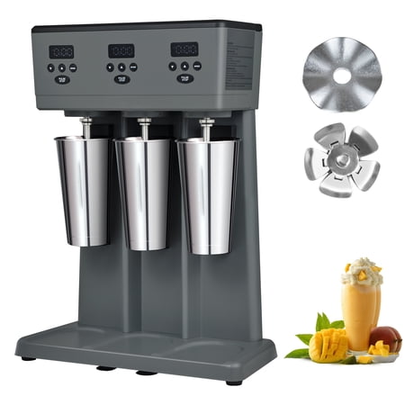 VEVOR Milkshake Maker Mixer Machine Stainless Steel Electric Blender with LED