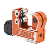 BENTISM Mini Tubing Cutter, 1/8" - 1-1/8" O.D. Mini Copper Pipe Cutter, Heavy Duty Compact Tube Cutter Tool with High-Speed SKD Blade for Copper, Aluminum, Plastic Pipes
