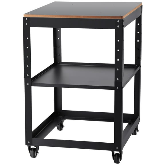 VEVOR Mobile Stand for Thickness Planer 100 lbs Heavy Loads 3-Gear Height Saw Stand w/ 4 Casters