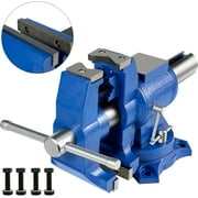 VEVOR Multipurpose Bench Vise 6" 30Kn Heavy Duty with 360  Swivel Base and Head