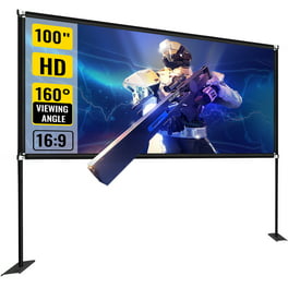 VEVORbrand Tripod Projector Screen with Stand 100inch 16:9 4K HD