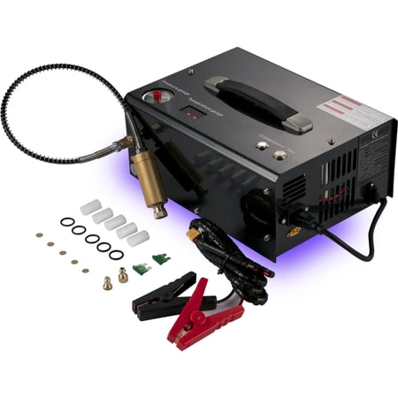 BENTISM PCP Air Compressor PCP Compressor 12V 4500Psi PCP Air Rifle Pump Auto-stop