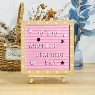 TOYANDONA Cork Board Bulletin Board with Metal Stand, Wooden Pin Notice  Message Pin Board Desktop Memo Board for Home Office (Rose Gold Base)