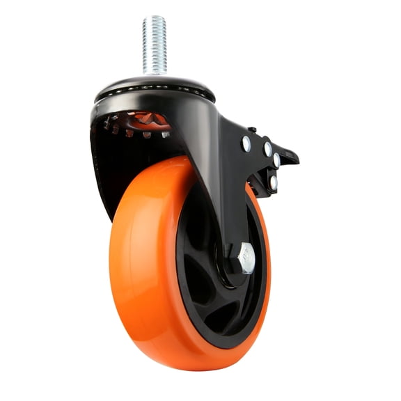 BENTISM Polyurethane 4 in Swivel Casters, 4 Count