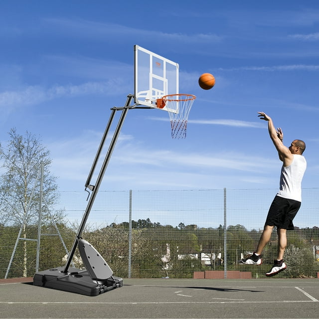 BENTISM Portable Basketball Hoop System,7.610FT Height Adjustable with