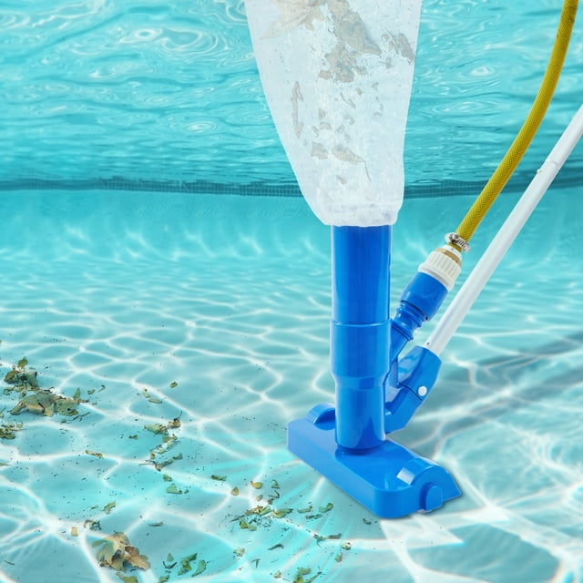BENTISM Portable Pool Vacuum Cleaner with 3 Brushes, Detachable Pole