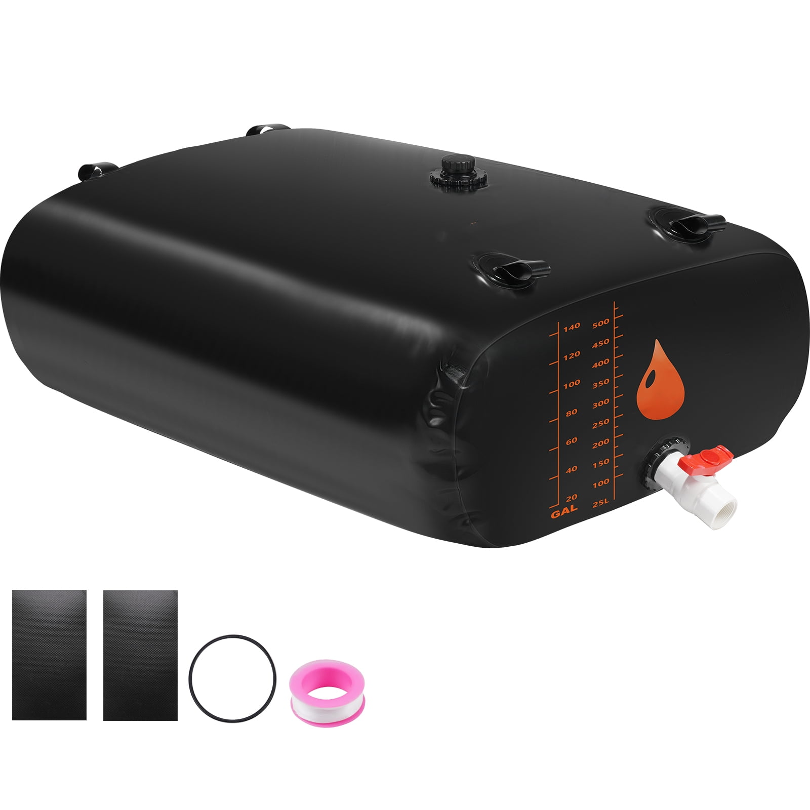 BENTISM Portable Water Storage Bladder Rainwater Bag,143 Gallon Large