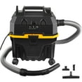 thumbnail image 1 of BENTISM Wet Dry Vac, 4 Gallon, 5 Peak HP, 3 in 1 Shop Vacuum with Blowing Function, Portable with Attachments to Clean Floor, Upholstery, Gap, Car, ETL Listed, Black/Orange, 1 of 8