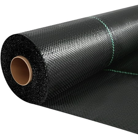 BENTISM Weed Barrier 4ft x 100ft Landscape Fabric 5.8oz, Garden Ground Cover, Heavy Duty Woven Fabric for Greenhouse, Garden, Sidewalk