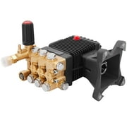 BENTISM Pressure Washer Pump, 1 Shaft Horizontal Triplex Plunger, 4400 PSI, 4 GPM Flow, Replacement Power Washer Pumps Kit