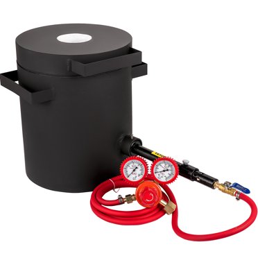 Nelyrho 3kg Stainless Steel Propane Melting Furnace Kit With 2 Ingot Molds - For Melting Gold, Silver, Aluminum