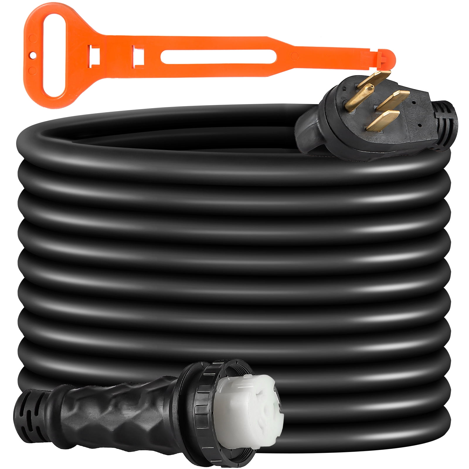 BENTISM RV Shore Power Extension Cord 50FT 50 AMP Weatherproof Heavy