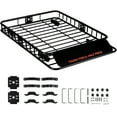 thumbnail image 1 of BENTISM Roof Rack Cargo Basket 200 LBS Capacity 46"x36"x4.5" for SUV Truck Cars, 1 of 10