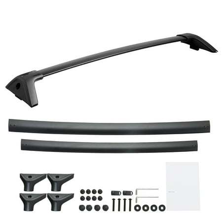 VEVOR Roof Rack Cross Bar, Compatible with Toyota RAV4 2019-2023, 160lbs Load Capacity, Aluminum Anti-Rust Crossbars with Locks, Rooftop Cargo Bag Luggage Carrier