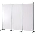 BENTISM Room Divider 3Panel Folding Privacy Screen Fabric Office