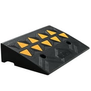 BENTISM Rubber Curb Ramp Driveway Ramp for Curb 4.25 Rise 19.7 Wide 33069 lbs