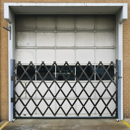 VEVOR Single Folding Security Gate Folding Door Gate 74"W x 51.57"H Scissor Gate
