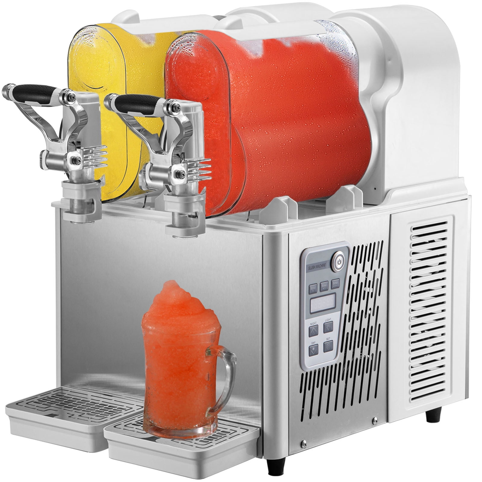 BENTISM Commercial Slushy Machine, 6L 705W 110V Stainless Steel Margarita  Smoothie Frozen Drink Maker, Slushie Machine 