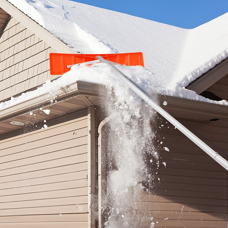 VEVOR Snow Rake 25'' ABS Blade Snow Removal Tool 21ft Aluminium