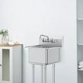 thumbnail image 1 of BENTISM Stainless Steel Bowl, 15"x15", Commercial Sink, 1 of 7