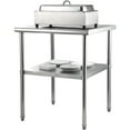 thumbnail image 1 of BENTISM Stainless Steel Work Prep Table Commercial Food Prep Table 30x30x36in, 1 of 8