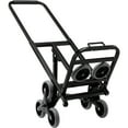 BENTISM Stair Climbing Cart 375lbs Capacity, Portable Folding Trolley
