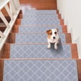 thumbnail image 1 of VEVOR Stair Treads 9" x 28" Stairs Carpet Non Slip 15 pcs Indoor Stair Runner for Wooden Steps, Anti Slip Carpet Soft Edging Stair Rugs Mats for Kids Elders and Dogs, Light Gray, 1 of 7