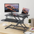 thumbnail image 1 of VEVOR Standing Desk Converter 2-Tier Stand up Desk Riser 31.5" Adjustable Height, 1 of 9
