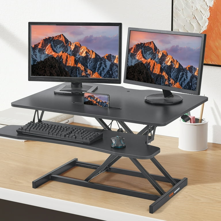 BENTISM Standing Desk Converter 2-Tier Stand up Desk Riser 36