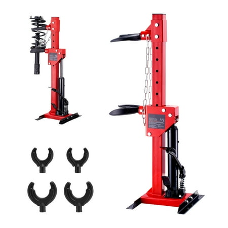 BENTISM Strut Spring Compressor, 4.5 Ton/9920 LBS Hydraulic Jack Capacity, 1 Ton Rated Compression Force, Auto Strut Coil Spring Compressor Tool, Hydraulic Spring Compressor for Strut Spring Removing