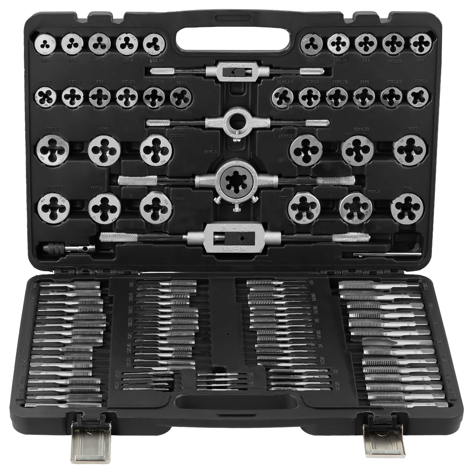 BENTISM Tap and Die Set, 110Piece Include Metric Size M2 to M18