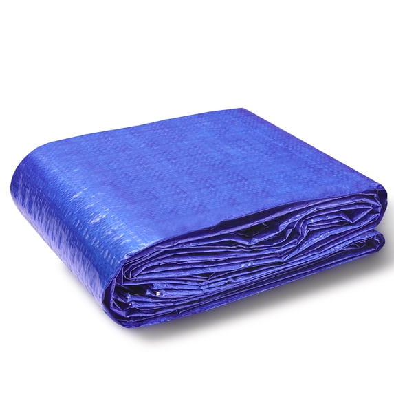 BENTISM Tarp Waterproof 10 x 12 ft 5 Mil Plastic Poly Tear UV Resistant