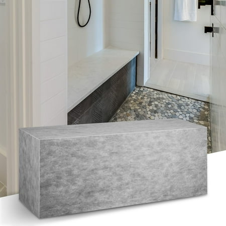 BENTISM Tile Shower Seat, 47.2" x 16" x 20" Ready To Tile Shower Seat, Factory Waterproof & 100% Leak Proof Tileable Shower Bench Seat, 200 lbs Load-bearing Rectangular Board Shower Bench